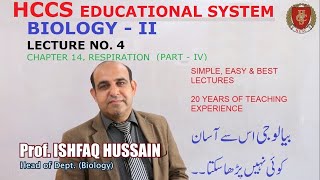 LEC  4 Prof ISHFAQ Ch 14 Respiration Part IV Transportation of Gases oxygen  Urdu Hindi [upl. by Asiralc502]