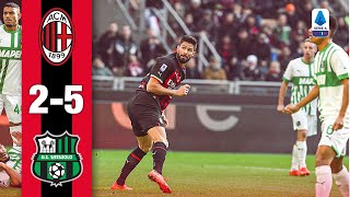 AC Milan 25 Sassuolo  Highlights Serie A [upl. by Lauri]