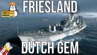 World of Warships  Friesland WiP  Potential DUTCH Gem [upl. by Gwennie]