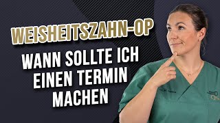 WeisheitszahnOP Der beste Zeitpunkt für deine OP [upl. by Millhon589]