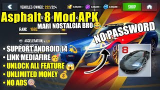 Asphalt 8 Mod Apk All Cars Unlocked Max Pro  Unlimited Money 2024 Latest Version [upl. by Geaghan918]