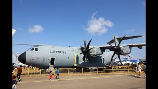 Singapore Airshow 2024 Walk Around A400M LUFTWAFFE [upl. by Atinrehs]