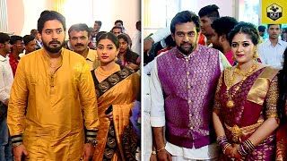 Prajwal Devaraj With Wife Ragini Chandran Attends Dhruva Sarja Marriage  Chiranjeevi  Meghana Raj [upl. by Coleville753]