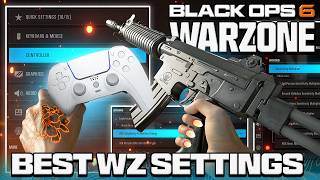 The ONLY BO6 Warzone Settings Guide You Need Pro Aim Movement High Kills amp More Wins [upl. by O'Shee]