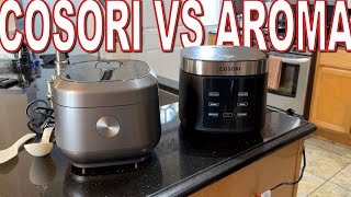 Cosori rice cooker vs Aroma rice cooker [upl. by Coady]