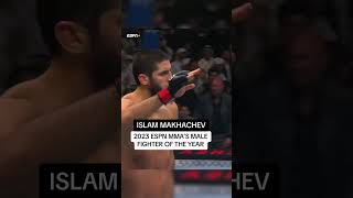 Islam Makhachev ESPN MMA’s 2023 UFC Male Fighter of the Year [upl. by Mchugh]