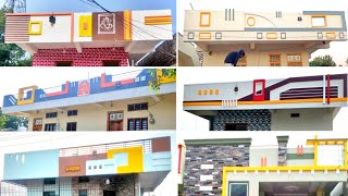 Indian Style Parapet Wall Design Ideas Latest parapet photos Village Construction [upl. by Tadeas]