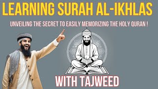 Learning Surah 112 AlIkhlas with Tajweed Word by word in Arabic and English translation 4K [upl. by Anastasius]