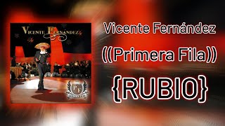 Vicente Fernández El Rey Primera Fila Karaoke RUBIO [upl. by Suellen]