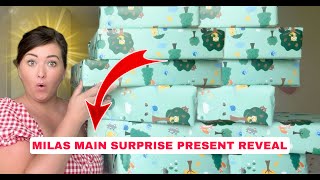 WRAPPING ALL MILAS PRESENTS amp SHOWING HER BIG MAIN BIRTHDAY SURPRISE GIFT [upl. by Yoshiko89]