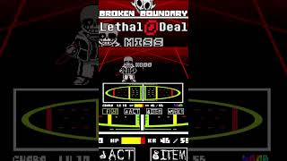 Broken Boundary Undertale AU Collection by Oldcoinmania undertale undertaleau lethaldeal [upl. by Ojahtnamas]