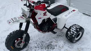 My 1986 Honda ATC 350x MX build updatewalk around [upl. by Sandler]