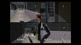 GoldenEye 007 N64 Online 4P Battle LTK In The Lab Bmws Map Pack 70 [upl. by Thorne]