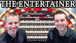 THE ENTERTAINER  JOPLIN  PIANO amp WURLITZER ORGAN  SCOTT BROTHERS DUO [upl. by Winson]