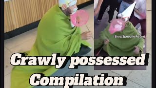 Crawly possessed compilation 1 😂 Green wizard gnome mall compilation meme 2024 [upl. by Malony]