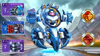 NEW Seeker No Ability with Rocket Mortar 12 Cryo Javelin 12 Helix Rack 12  Mech Arena [upl. by Zetroc184]