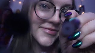 ASMR Theres Something on Your Face  camera tapping up close whispers [upl. by Edita]