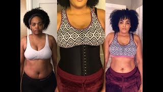 Waist training Before amp After 11 months Yianna Waist Trainer [upl. by Ayamat]