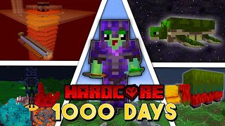 I Survived 1000 Days In Hardcore Minecraft FULL MOVIE [upl. by Ladiv]