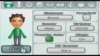 Brock  Pokémon  Mii 1646 [upl. by Afrika3]