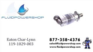 CHARLYNN ®  EATON ® 1191029003 NEW HYDRAULIC MOTOR [upl. by Ladiv]