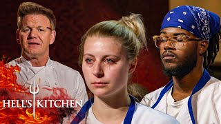 A Fiery Emotional Elimination Brings Tears amp Heartbreak  Hells Kitchen [upl. by Sera]