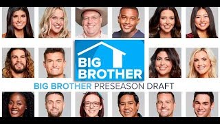 Big Brother 21 LIVE Draft Special  BB21 [upl. by Ariajaj]