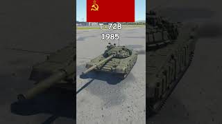 All Modifications of T72 Tank warthunder countries tanks [upl. by Anyahs]