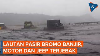 Lautan Pasir Bromo Banjir Ratusan Kendaraan Terjebak [upl. by Horner]