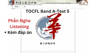 Đề thi mẫu TOCFL Band A NGHE đề số 5華語文聽力測驗 A級  TOCFL mock test listening Band A  Test 5 [upl. by Steven795]