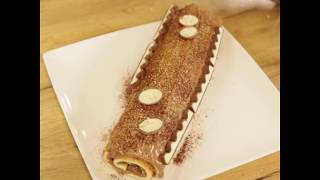 Recette  la bûche de Noël Kinder [upl. by Had]