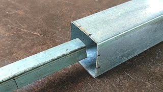 tricks for welding square pipe joints that welders rarely discuss  tricks for cutting pipes [upl. by Jankell]