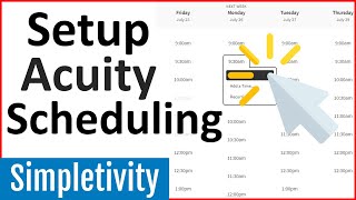 How to use Acuity Scheduling Squarespace  Tutorial for Beginners [upl. by Benito]