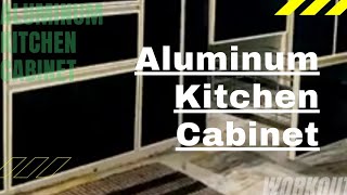 Aluminium Kitchen Cabinet  Design Tips  Interior Design  aluminium kitchen [upl. by Arec998]