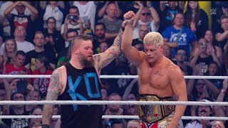 WWE Bash In Berlin  Cody Rhodes vs Kevin Owens Full Match HD [upl. by Yeneffit]