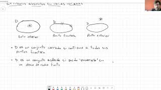 Extremos absolutos en funciones de dos variables Parte 1 [upl. by Hardwick]