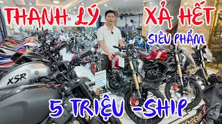 THANH LÝ MOTOR GIÁ RẺ XSR 155 CB150R GSX BANDIT MT15 VIXION 155 GPX DEMON 200GR GZ150A SỐC 5 TRIỆU X [upl. by Marigolde]