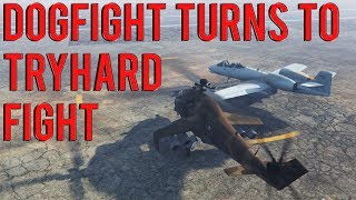 Dogfight Turns To Tryhard Fight  Gta 5 Online [upl. by Melac]