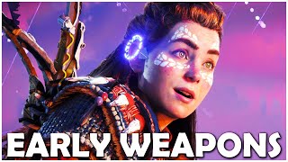 Horizon Forbidden West BEST Weapons Early How to Get Them  Horizon Forbidden West Tips [upl. by Telrats188]