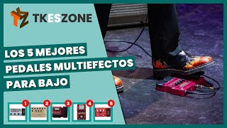 Los 5 mejores pedales multiefectos para bajo [upl. by Atile]