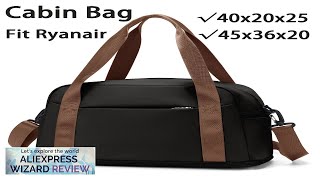 Cabin Bag 40x20x25 Ryanair 45x36x20 Large Maximum Hand Luggage for Men Review [upl. by Nwahsauq]