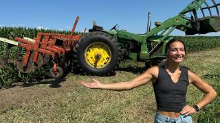 59 Year Old Tractor  Growing Sweet Corn For CHEAP [upl. by Attenaz327]