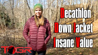 Decathlon Forclaz Trek 100 Down Jacket – Agenda Free Review [upl. by Laurel100]