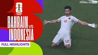 HIGHLIGHTS  BAHRAIN VS INDONESIA WORLD CUP QUALIFIER ROUND 3  Smokepacth Football Life 2024 [upl. by Hecklau]