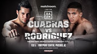 Carlos Cuadras vs Jesse Rodriguez Before The Bell Undercard Stream [upl. by Oicnerual]