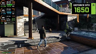 GTA 5  GTX 1650 4GB Ultra Settings [upl. by Ynaffi]