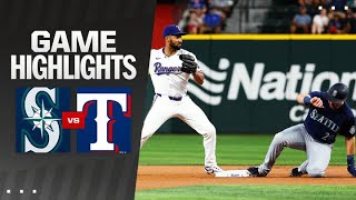 Mariners vs Rangers Game Highlights 92124  MLB Highlights [upl. by Marcelline]