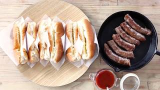 Boerewors rolls with ColaCola bbq sauce [upl. by Ahsiekar]