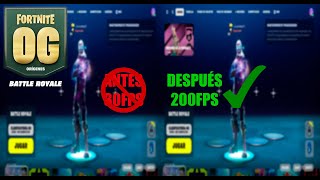 ✅COMO Quitar LOS TIRONES Y EL LAG en FORTNITE OG  OPTIMIZACION DE FORTNITE OG 2023 [upl. by Annaoj]