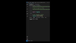 How to log to a file python [upl. by Gibbs]